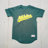 Oakland Athletics: 2000s Green Majestic Jersey (XS)