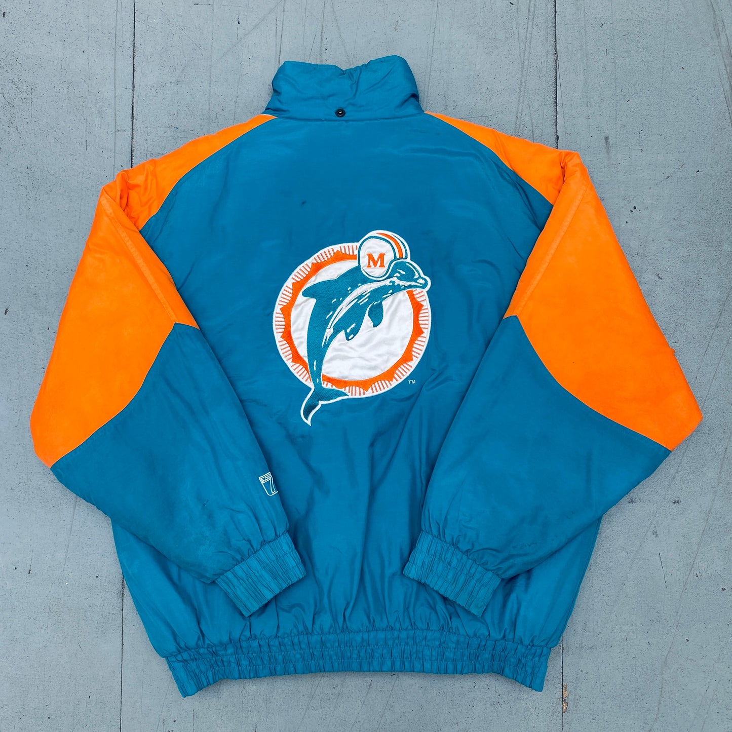 Miami Dolphins: 1990's Logo 7 Fullzip Jacket (XL)