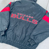 Chicago Bulls: 1990's Logo 7 Reverse Spellout Fullzip Jacket (XL)