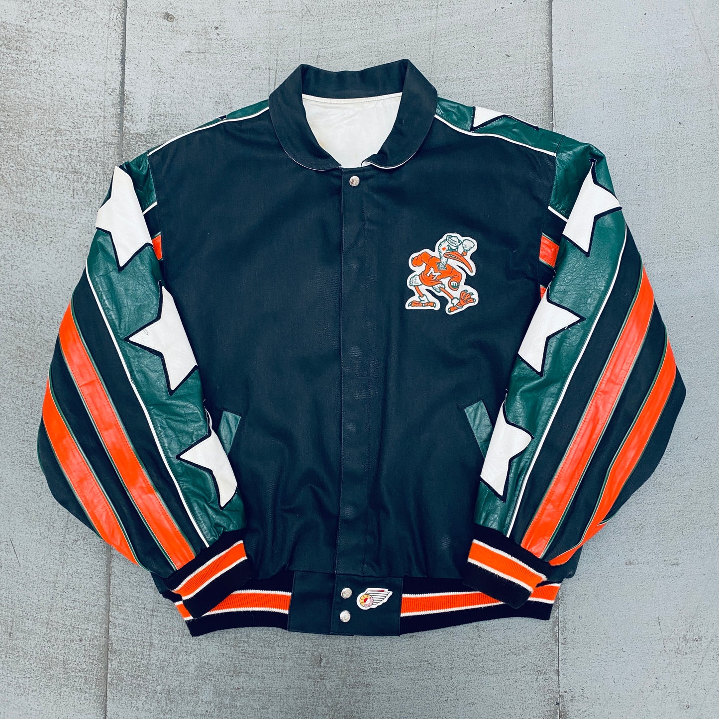 Miami Hurricanes: 1990's Jeff Hamilton Jacket (XL)