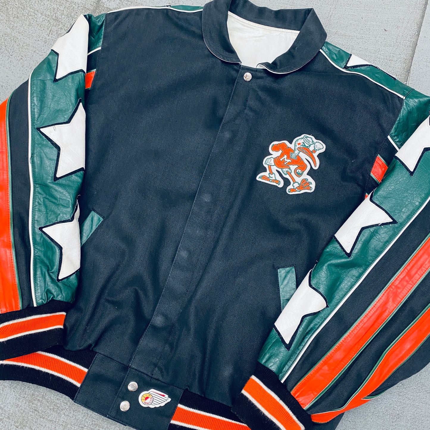 Miami Hurricanes: 1990's Jeff Hamilton Jacket (XL)