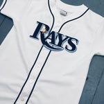 Tampa Bay Rays: Evan Longoria 2008 White Majestic Stitched Jersey (S)