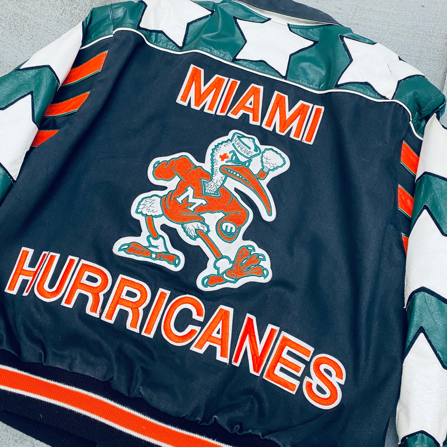 Miami Hurricanes: 1990's Jeff Hamilton Jacket (XL)