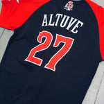 Houston Astros: José Altuve 2015 All-Star Game Batting Practice Black Majestic Stitched Jersey (M)