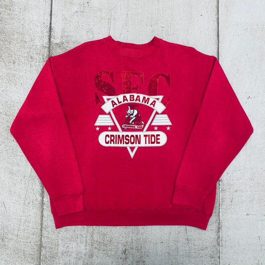 Alabama Crimson Tide: 1990's Graphic Spellout Sweat (L)