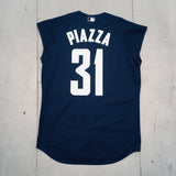 New York Mets: Mike Piazza 2000 All-Star Game Majestic Authentic Collection "Gun Show" Stitched Jersey (XL)