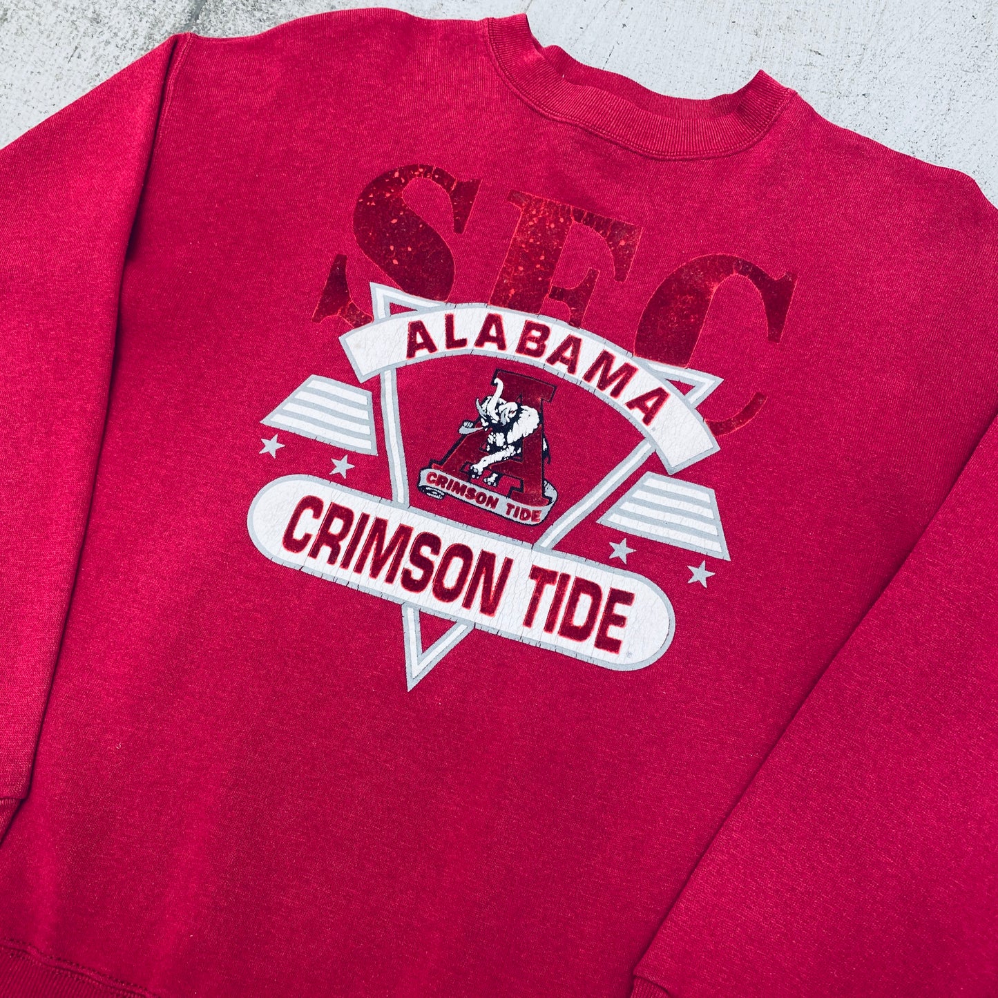 Alabama Crimson Tide: 1990's Graphic Spellout Sweat (L)