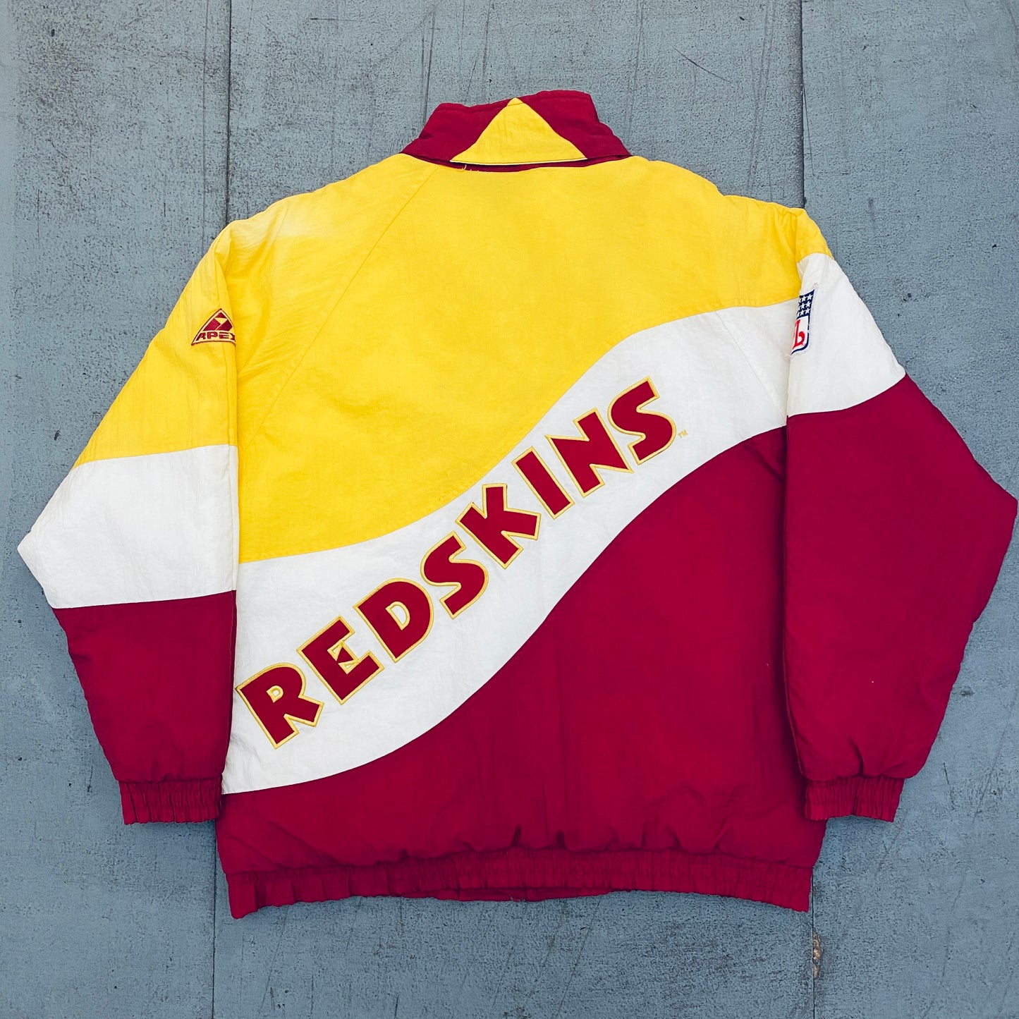 Washington Redskins: 1990's Apex One Wave Fullzip Proline Jacket (L)