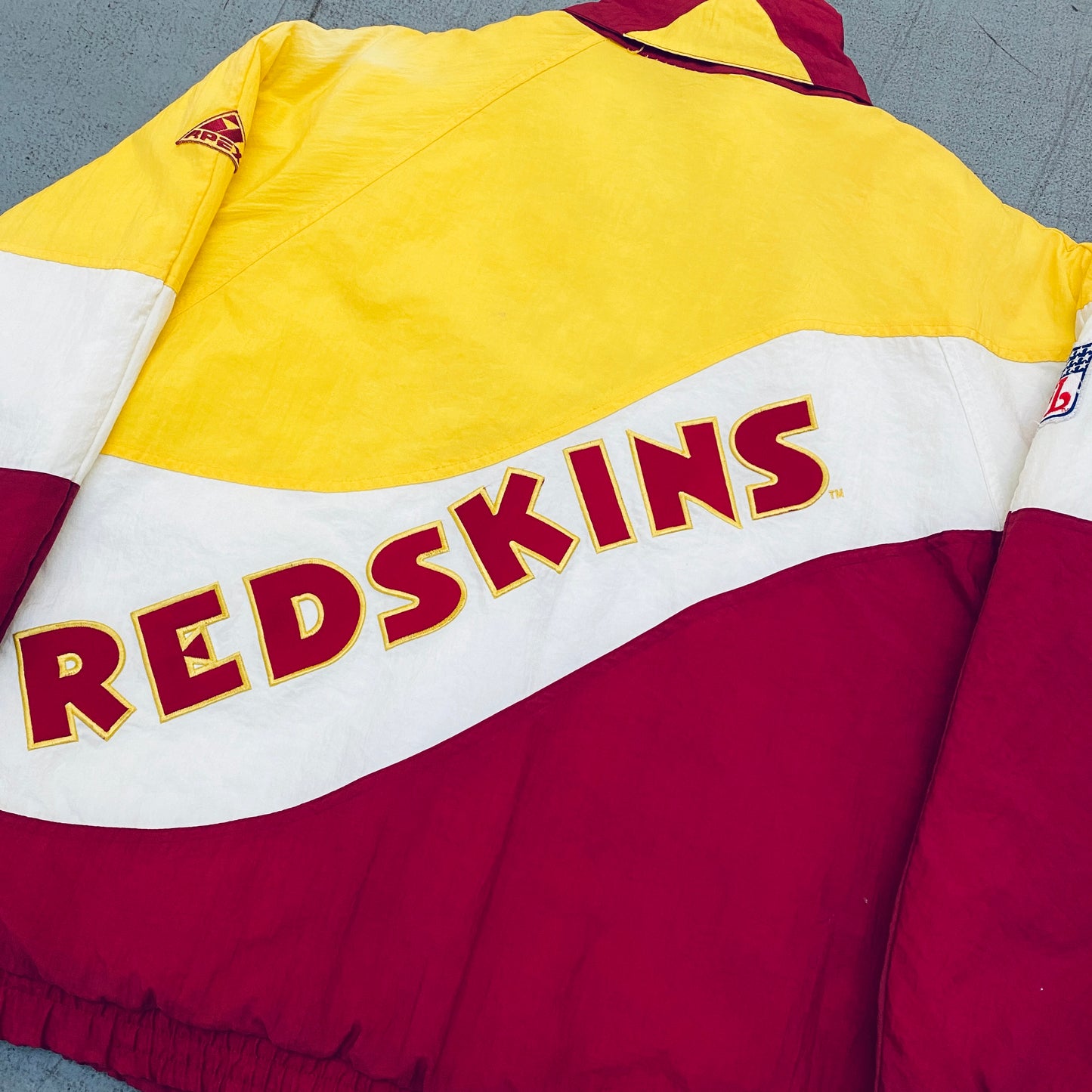 Washington Redskins: 1990's Apex One Wave Fullzip Proline Jacket (L)