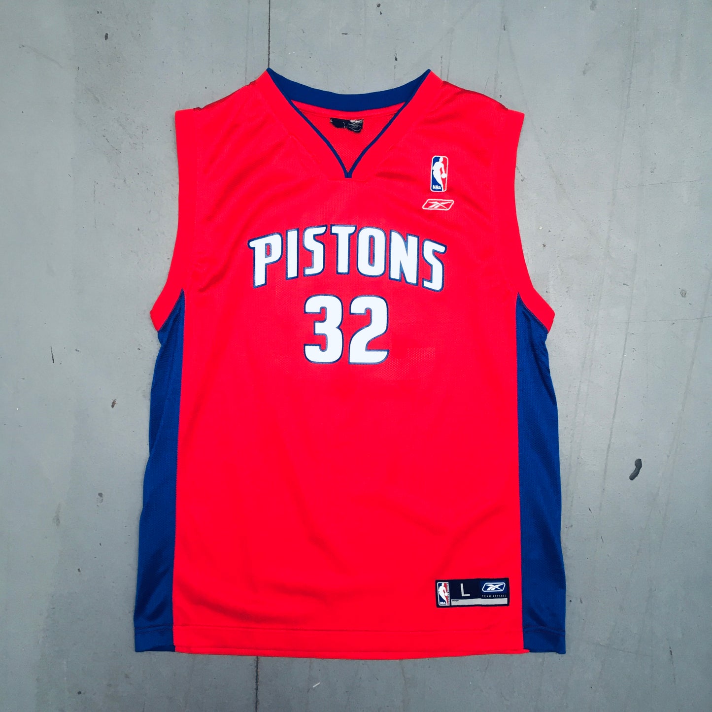 Detroit Pistons: Richard Hamilton 2003/04 Red Reebok Jersey (XS/S)