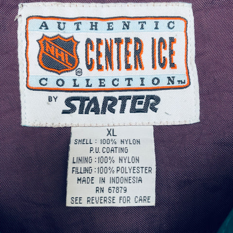 Mighty Ducks Of Anaheim: 1990's 1/4 Zip Center Ice Starter