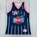 Houston Rockets: Hakeem Olajuwon 1995/96 Navy Champion Jersey (L/XL)