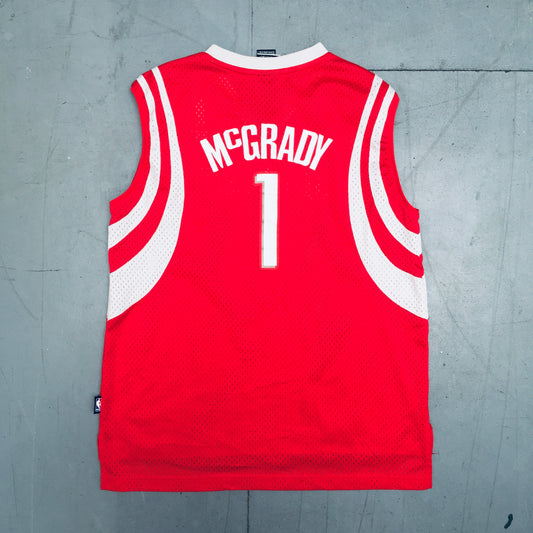 Houston Rockets: Tracy McGrady 2004/05 Red Reebok Stitched Jersey (S)