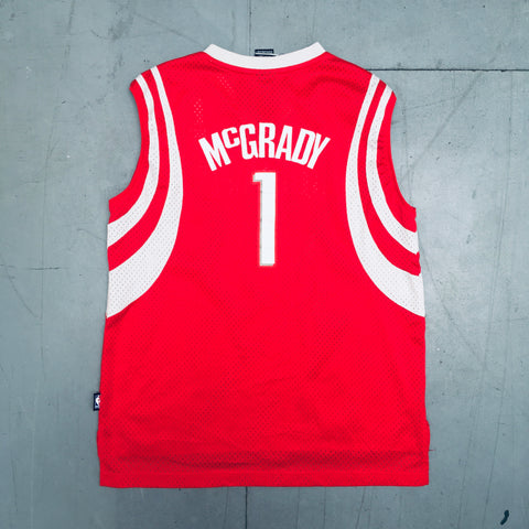 Houston Rockets: 1990's Champion Fullzip Shooting Shirt (L/XL