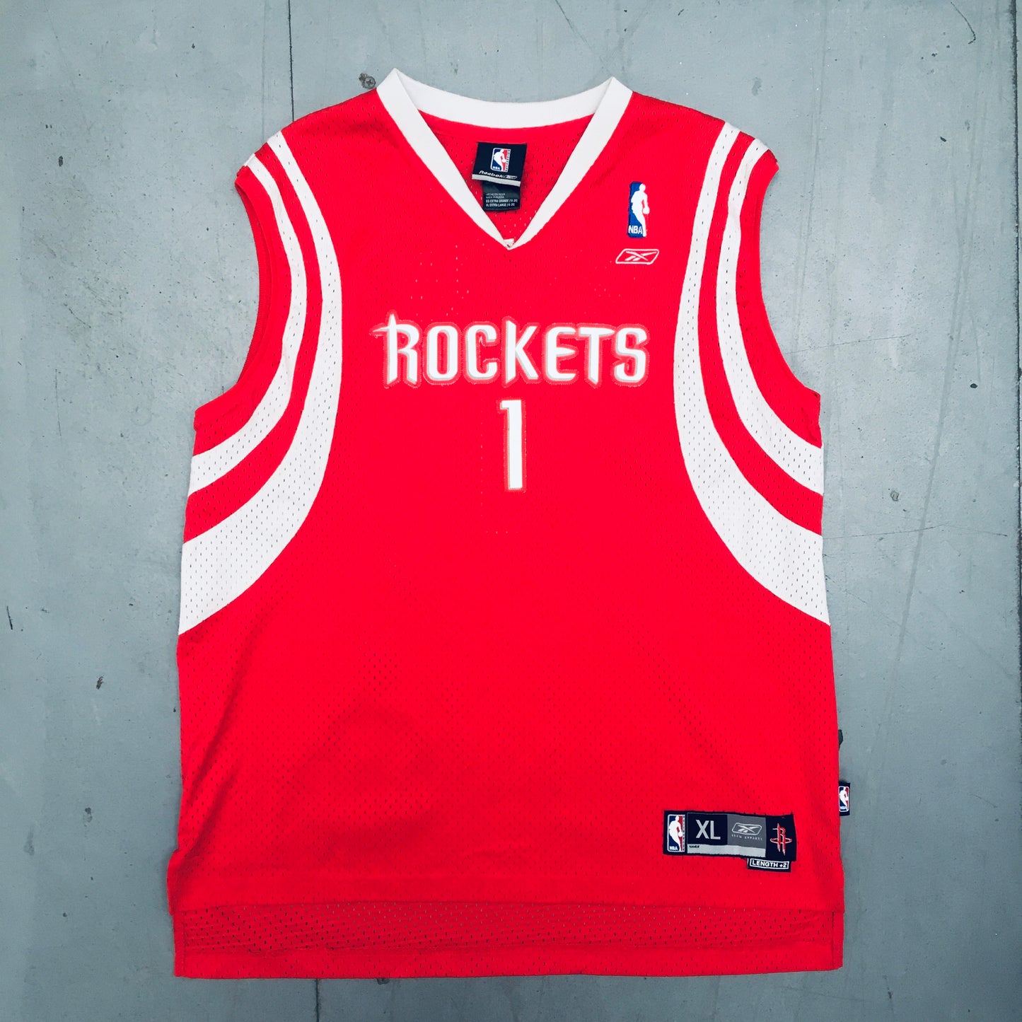 Houston Rockets: Tracy McGrady 2004/05 Red Reebok Stitched Jersey (S)