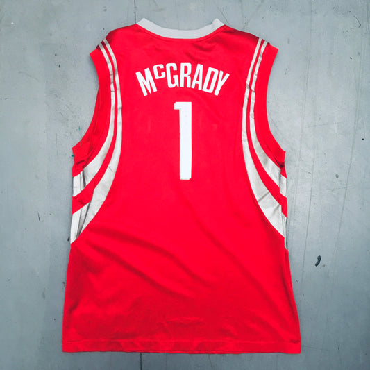 Houston Rockets: Tracy McGrady 2004/05 Red Reebok Jersey (M/L)