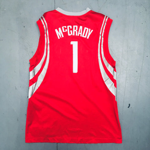 Houston Rockets: Tracy McGrady 2004/05 Red Reebok Jersey (M/L)