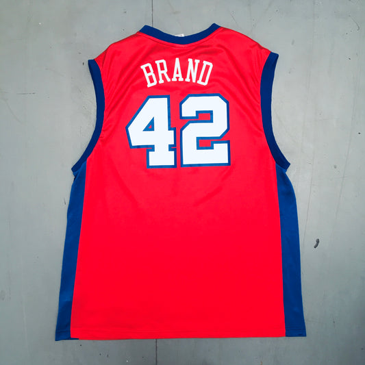 Los Angeles Clippers: Elton Brand 2015/06 Red Reebok Jersey (XL)