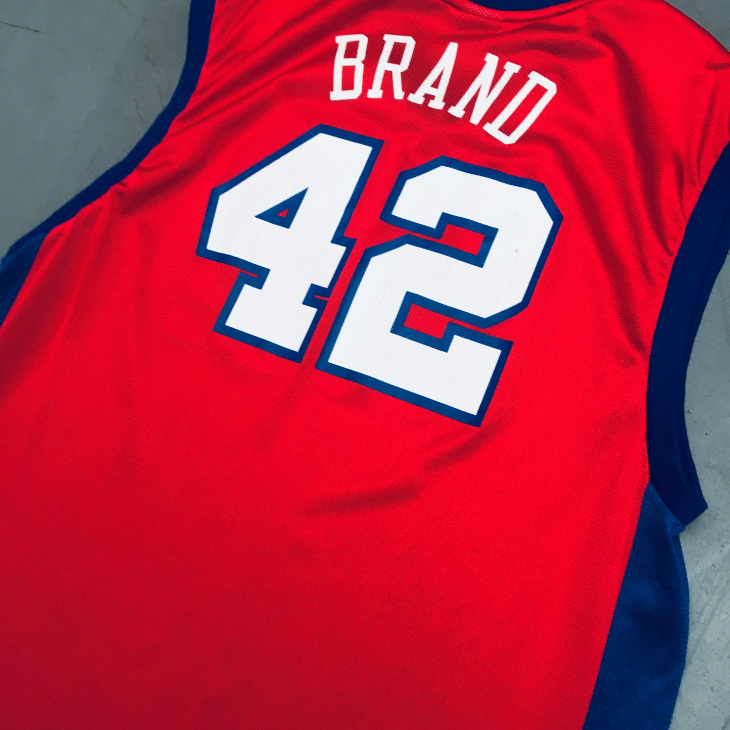 Los Angeles Clippers: Elton Brand 2015/06 Red Reebok Jersey (XL)