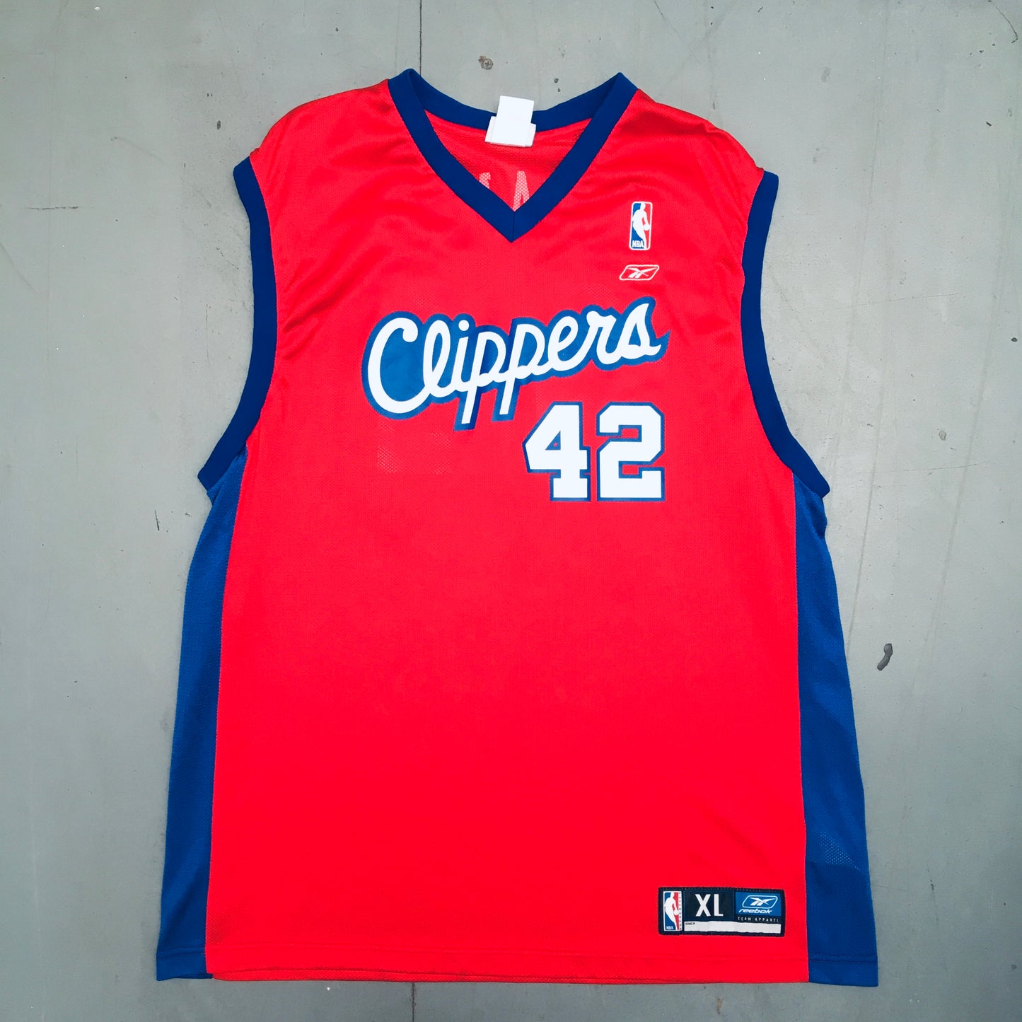 Los Angeles Clippers: Elton Brand 2015/06 Red Reebok Jersey (XL)