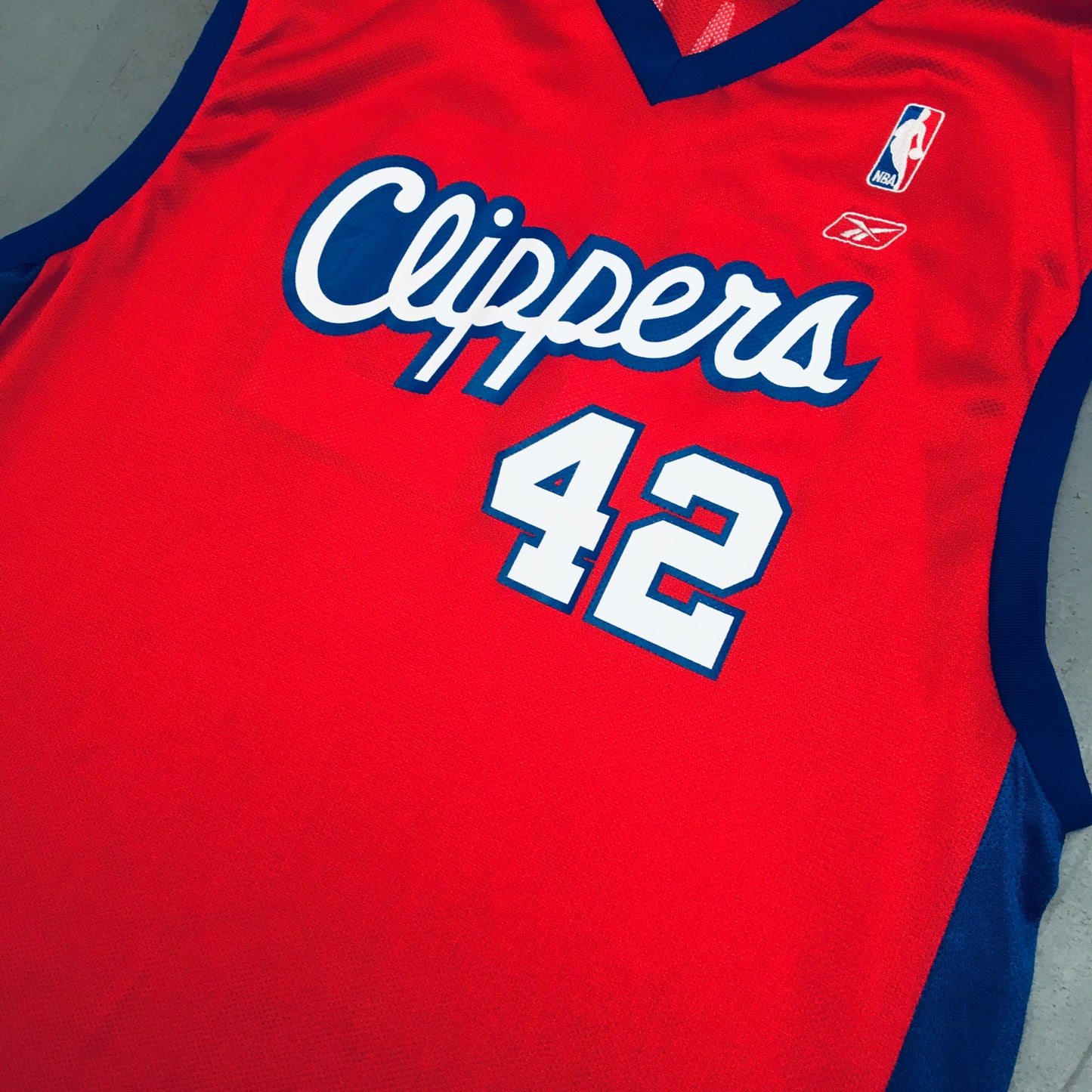 Los Angeles Clippers: Elton Brand 2015/06 Red Reebok Jersey (XL)