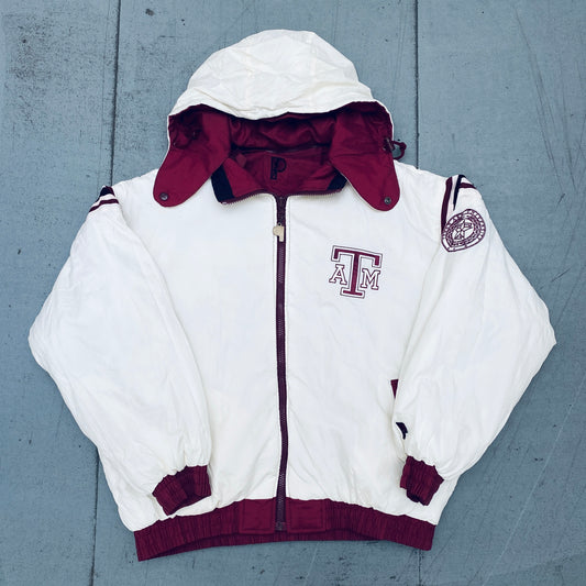 Texas A&M Aggies: 1990's Pro Player Reversible Fullzip Jacket (XL/XXL)