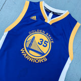 Golden State Warriors: Kevin Durant 2016/17 Blue Adidas Jersey (XS/S)