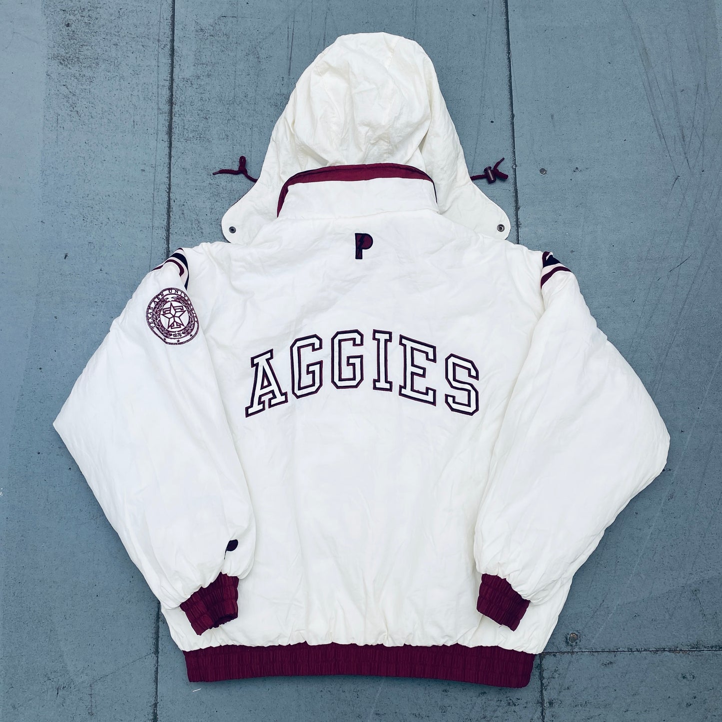 Texas A&M Aggies: 1990's Pro Player Reversible Fullzip Jacket (XL/XXL)