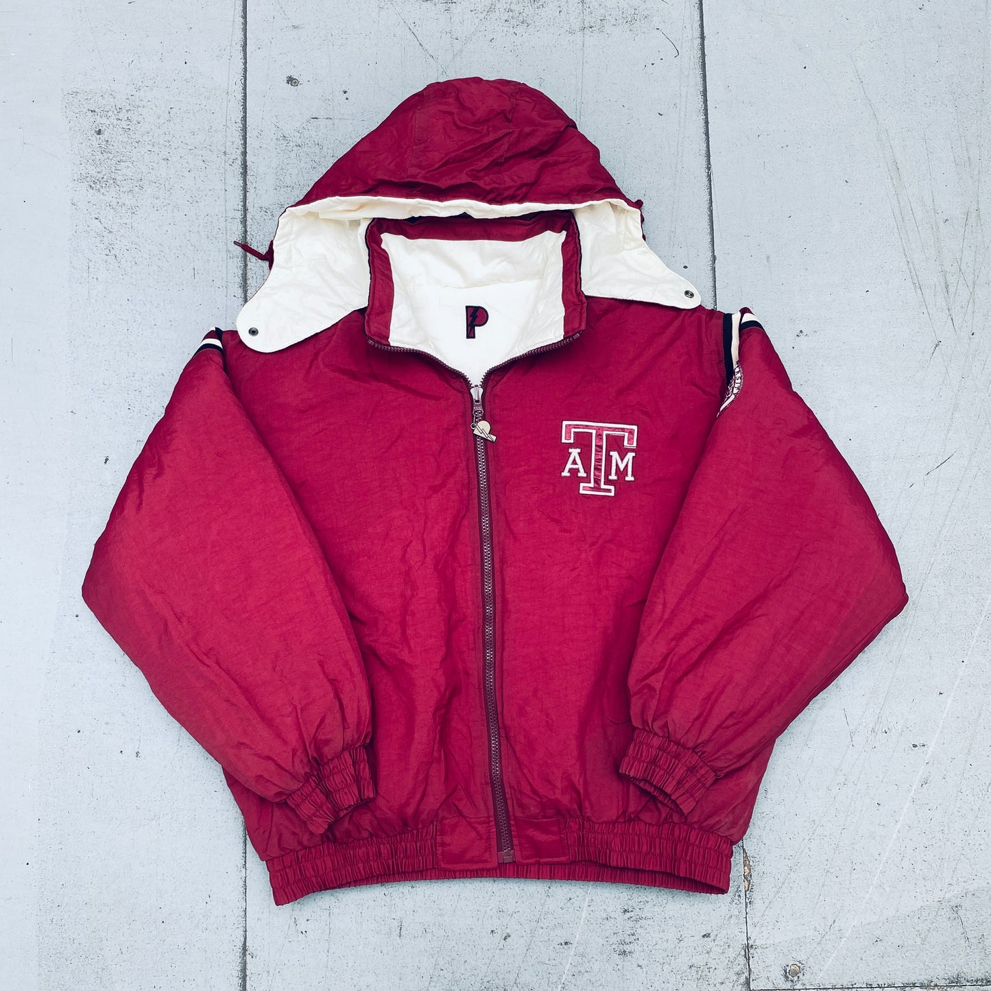 Texas A&M Aggies: 1990's Pro Player Reversible Fullzip Jacket (XL/XXL)