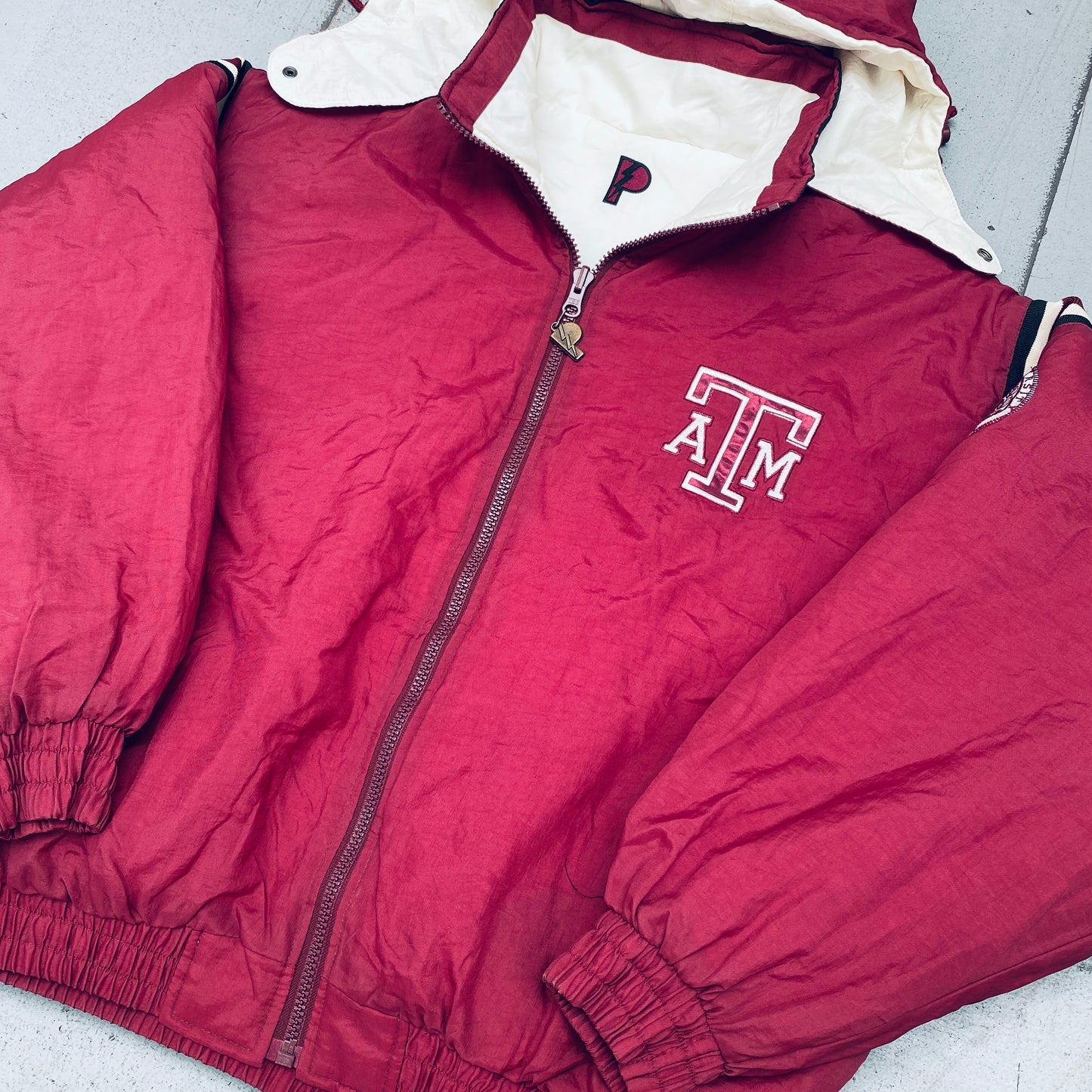 Texas A&M Aggies: 1990's Pro Player Reversible Fullzip Jacket (XL/XXL)