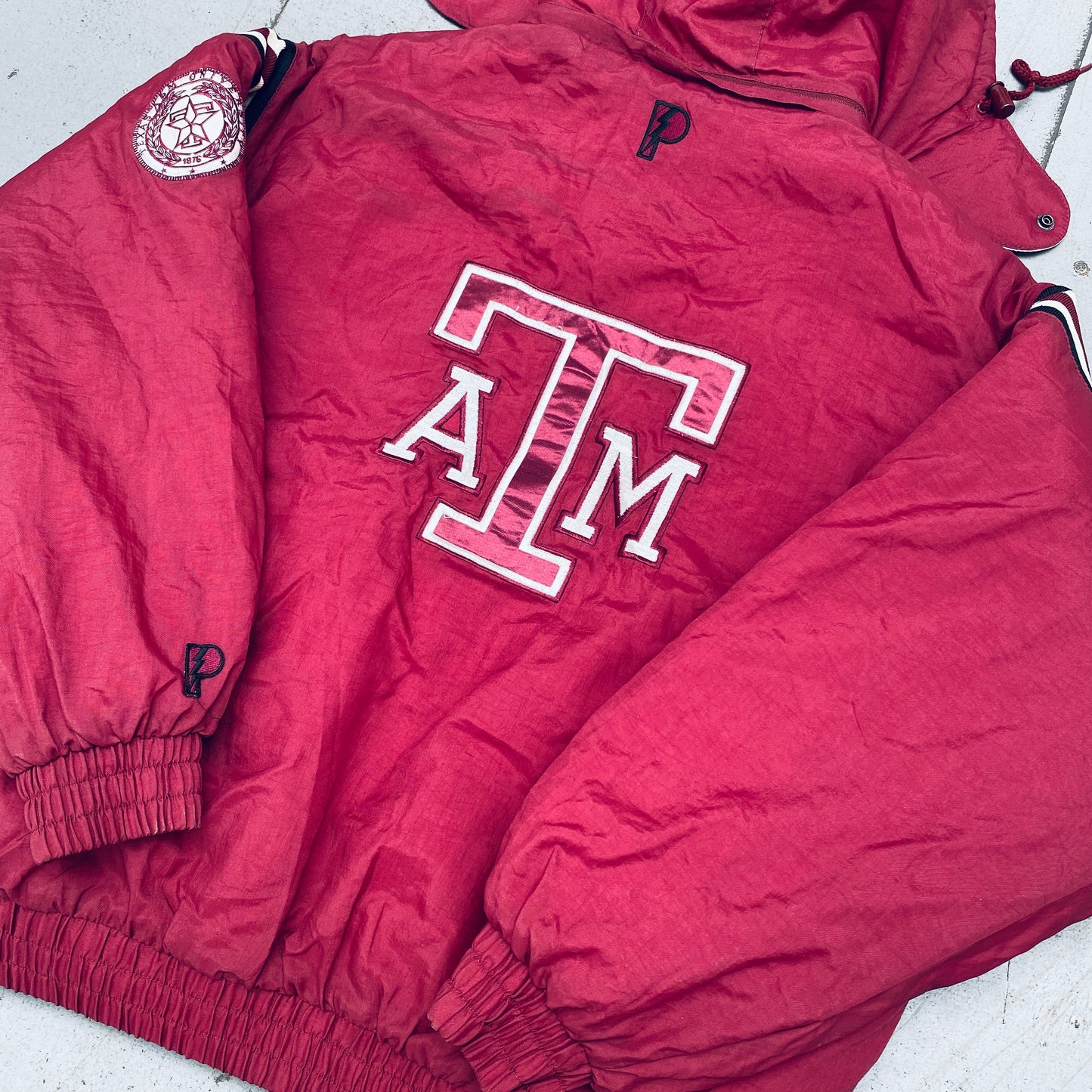 Texas A&M Aggies: 1990's Pro Player Reversible Fullzip Jacket (XL/XXL)