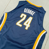 Indiana Pacers: Paul George 2012/13 Navy Blue Reebok Jersey (S)