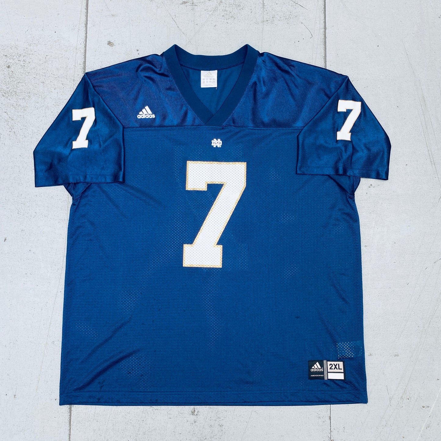 Notre Dame Fighting Irish: No. 7 "Joe Theismann" Adidas Jersey (XXL)