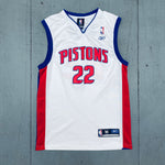 Detroit Pistons: Tayshaun Prince 2003/04 White Reebok Jersey (M)