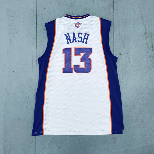 Phoenix Suns: Steve Nash 2005/06 White Reebok Stitched Jersey (XL)