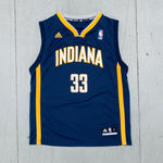 Indiana Pacers: Danny Granger 2013/14 Navy Blue Adidas Jersey (S)