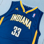 Indiana Pacers: Danny Granger 2013/14 Navy Blue Adidas Jersey (S)