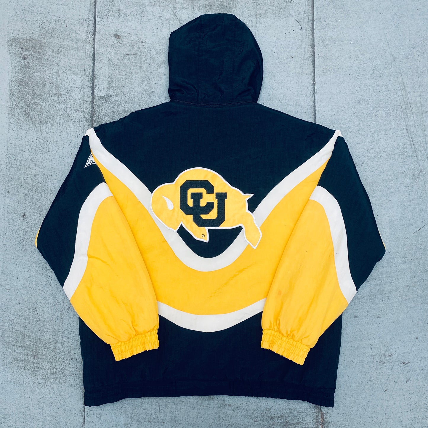 Colorado Buffaloes: 1990's Apex One "Ice Cream Man" Wave Fullzip Jacket (L)