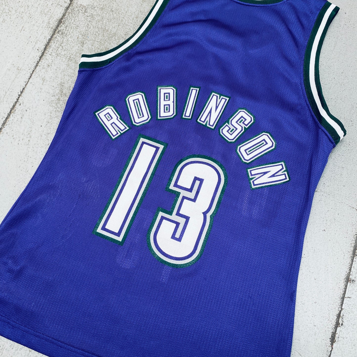 Milwaukee Bucks: Glenn Robinson 1994/95 Rookie Purple Champion Jersey (S)