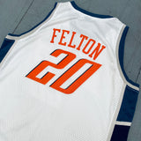 Charlotte Bobcats: Raymond Felton Rookie 2005/06 White Reebok Stitched Jersey (XXL)
