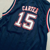New Jersey Nets: Vince Carter 2006/07 Navy Blue Adidas Jersey (S)