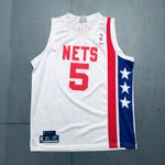 New Jersey Nets: Jason Kidd 2004/05 White Reebok Hardwood Classics Jersey (XL)