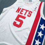 New Jersey Nets: Jason Kidd 2004/05 White Reebok Hardwood Classics Jersey (XL)
