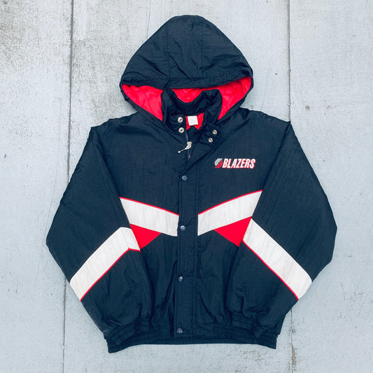 Portland Trail Blazers: 1990's Reverse Spellout Fullzip Jacket (S)