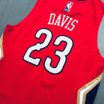 New Orleans Pelicans: Anthony Davis 2013/14 Red Adidas Stitched Jersey (XS)