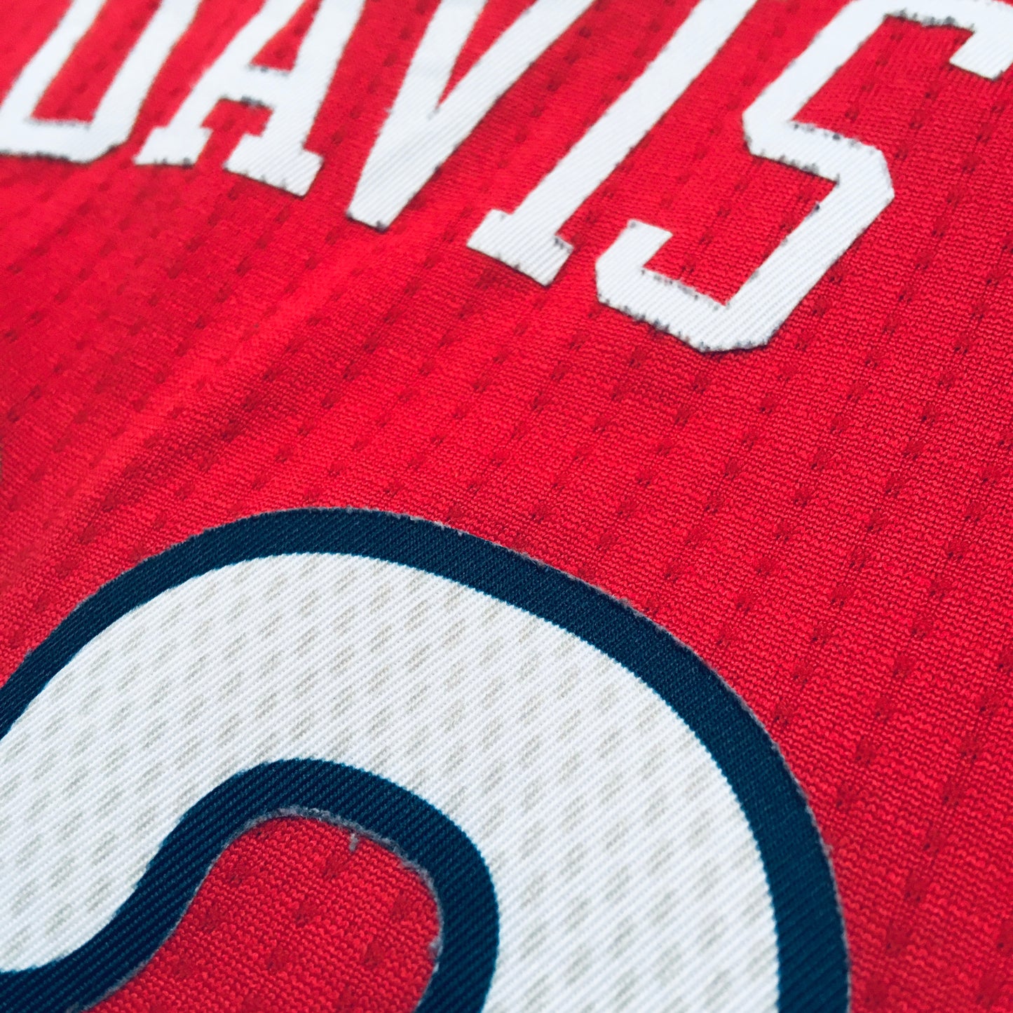 New Orleans Pelicans: Anthony Davis 2013/14 Red Adidas Stitched Jersey (XS)