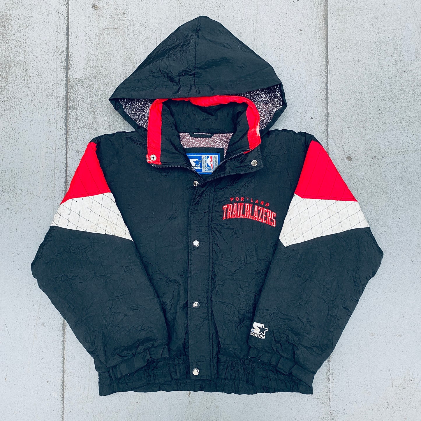 Portland Trail Blazers: 1990's Fullzip Starter Jacket (XS)