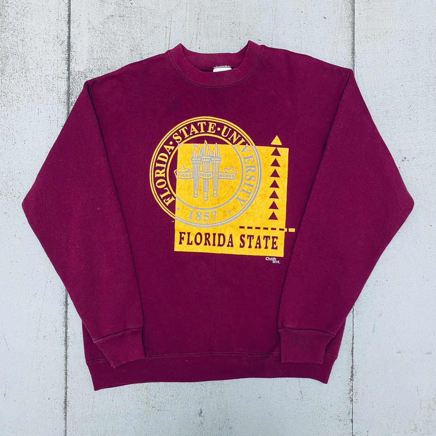 Florida State Seminoles: 1990's Chalk Line University Seal Graphic Sweat (M/L)