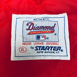 Cincinnati Reds: 1980's Satin Diamond Collection Starter Bomber Jacket (XL)