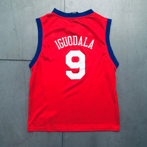 Philadelphia 76ers: Andre Iguodala 2006/07 Red Adidas Jersey (S)